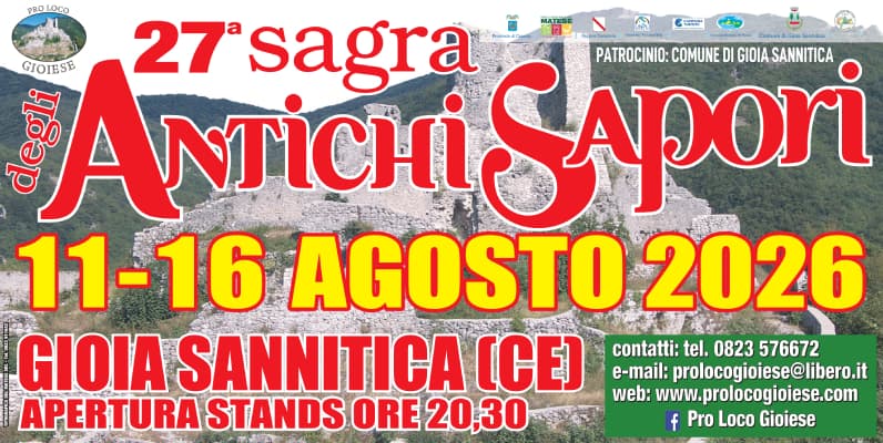 XXVII Edizione Sagra Antichi Sapori - Pro Loco Gioiese